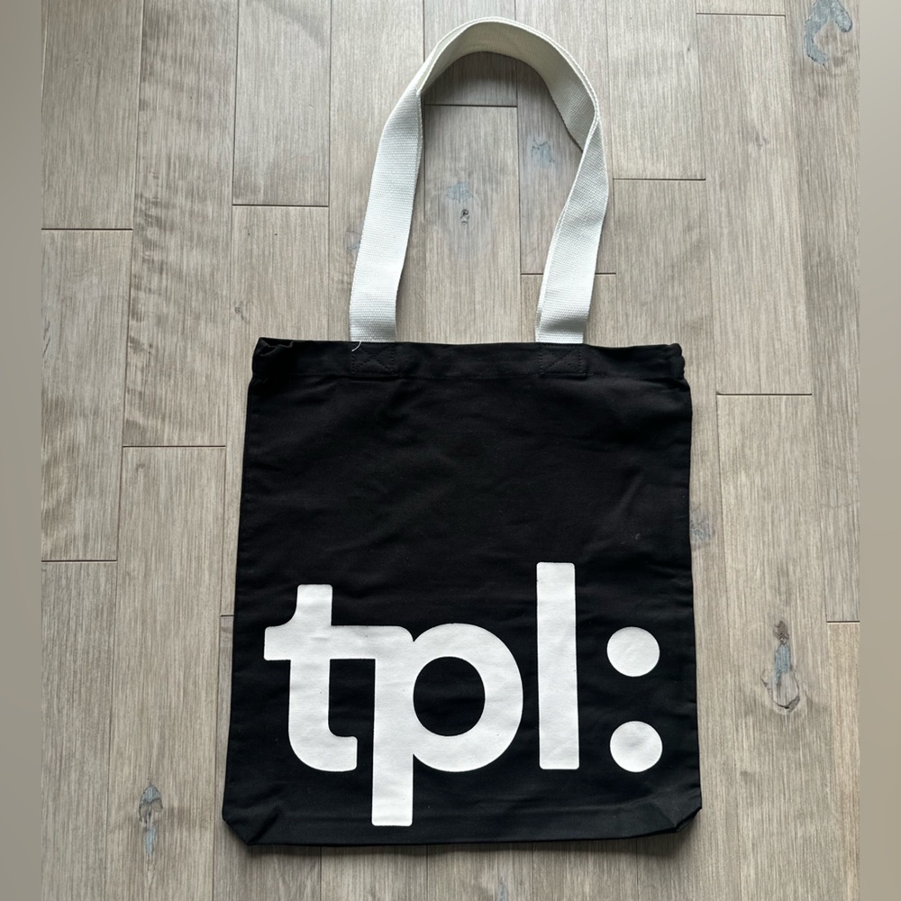 tpl: Black Canvas‎ Tote Bag